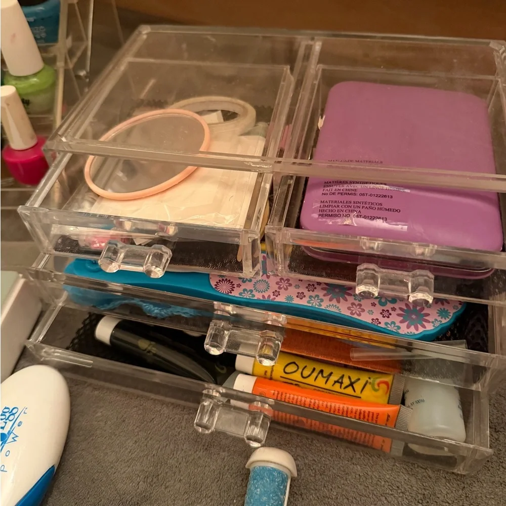 Clear Acrylic Nail Polish Organizer